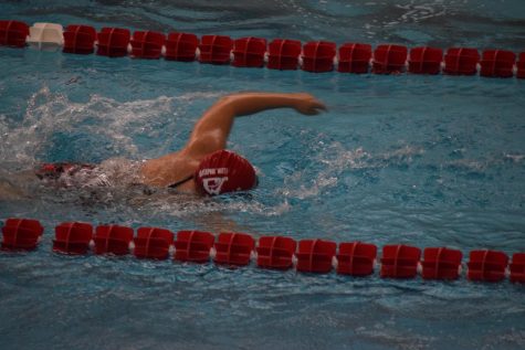 Girls’ swim team holds Senior Night