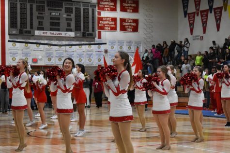 The Diamond Dancers performing at the 2017 Winter Aud.
