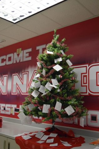 The Angel tree located in the main office of West.