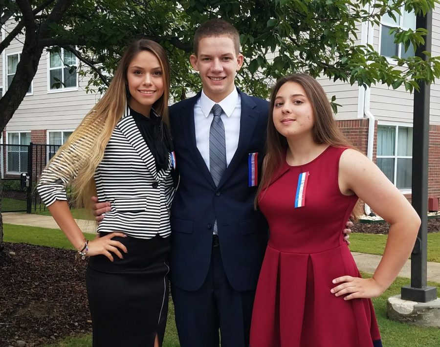 2018 senior, Madison Cousins and 2017 graduates Alleyah Melendez Wylie Halferty go to for Nationals in speech and debate in Birmingham Alabama on June. 18 through the 23.
