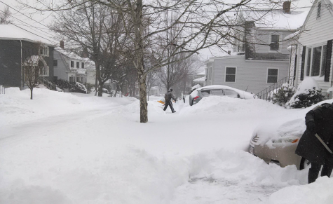 A North American snow storm shows conditions that would cause a school cancellation. Once wind chill reaches 20-25 degrees below zero, then district officials make the decision to cancel or delay school while keeping student’s health and safety in mind.