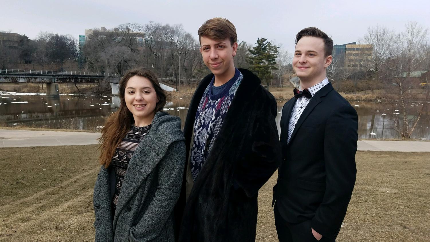 Senior Madison Cousins, junior Andrew Lord and senior Spencer Fillman will attend Speech and Debate Nationals in Florida this June.