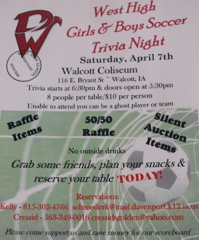 Soccer holds trivia night for new scoreboard