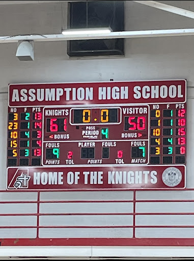 West falls to Assumption 50-61