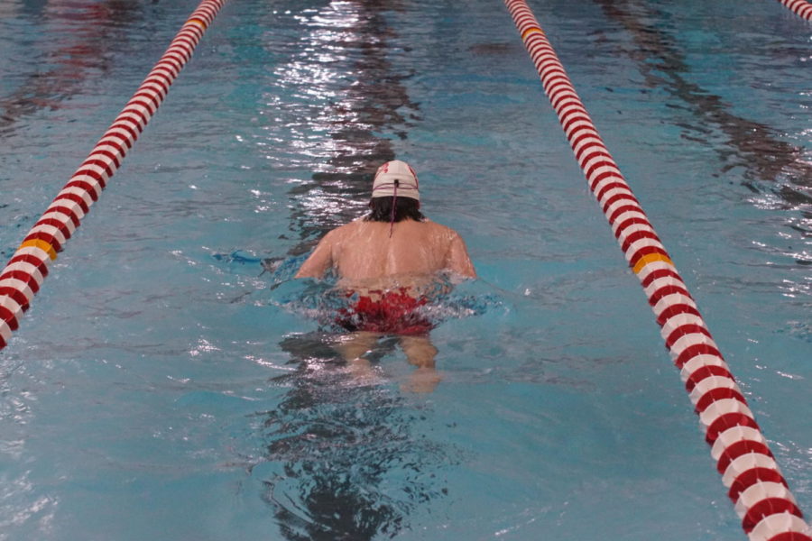 “My favorite part about swimming is the relationships that are built. The sport is so tough it brings us all closer together throughout the season. The meets are really fun as well, especially when our team is winning,” senior Nate Hagedorn said.