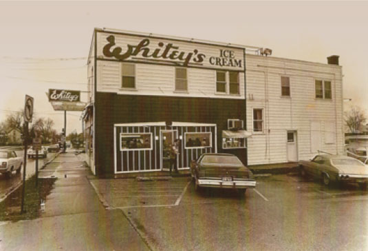 The first Whitey’s Ice cream, Moline IL, 1933