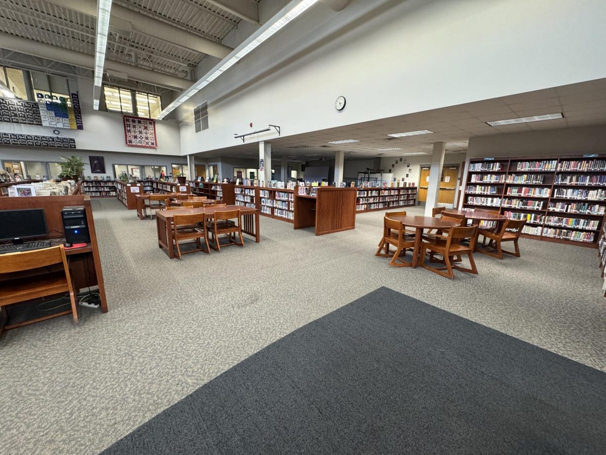 Above is the West library, which is a go-to place for students to study.